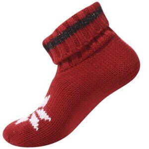 RALPH LAUREN Red Slipper Socks